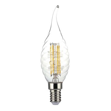 LED glödlampa FILAMENT E14/4W/230V 3000K