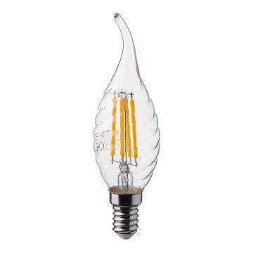 LED glödlampa FILAMENT E14/4W/230V 4000K