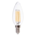 LED glödlampa FILAMENT E14/4W/230V 6500K
