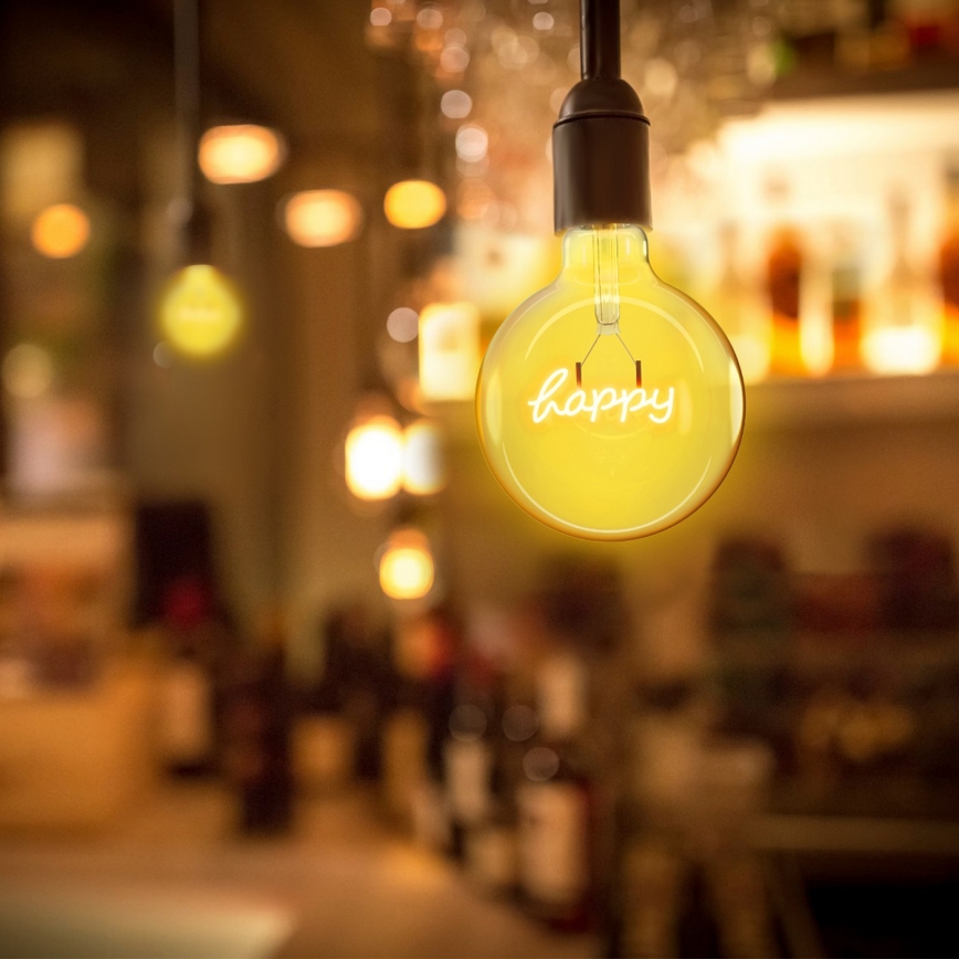 LED glödlampa FILAMENT E27/4W/230V 1800K happy - Aigostar