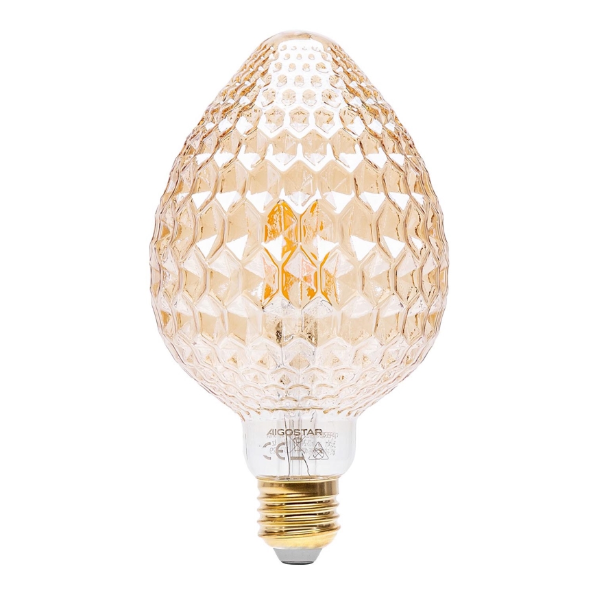 LED glödlampa FILAMENT E27/4W/230V 1800K jordgubbe - Aigostar