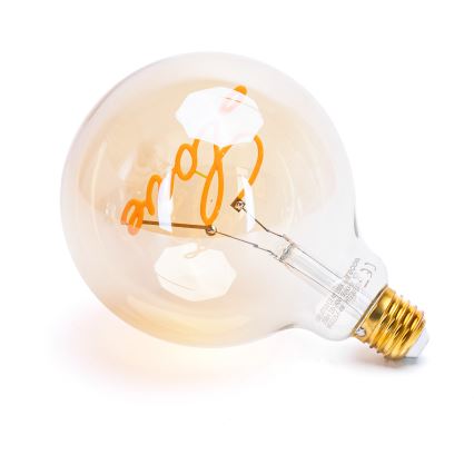 LED glödlampa FILAMENT E27/4W/230V 1800K kärlek - Aigostar