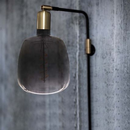 LED glödlampa FILAMENT E27/4W/230V svart