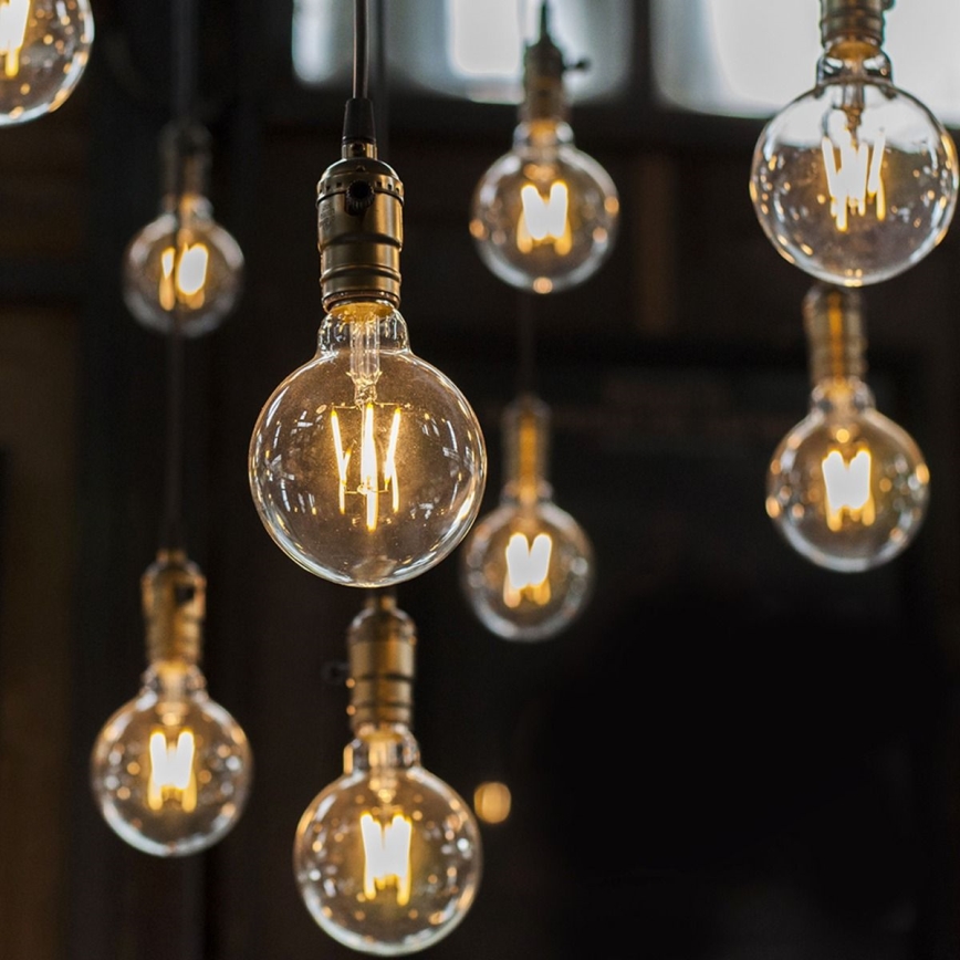 LED glödlampa FILAMENT G125 E27/10W/230V 3000K