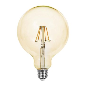 LED glödlampa FILAMENT G125 E27/12W/230V 2200K