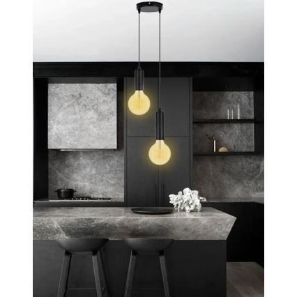 LED glödlampa WHITE FILAMENT G125 E27/13W/230V 3000K