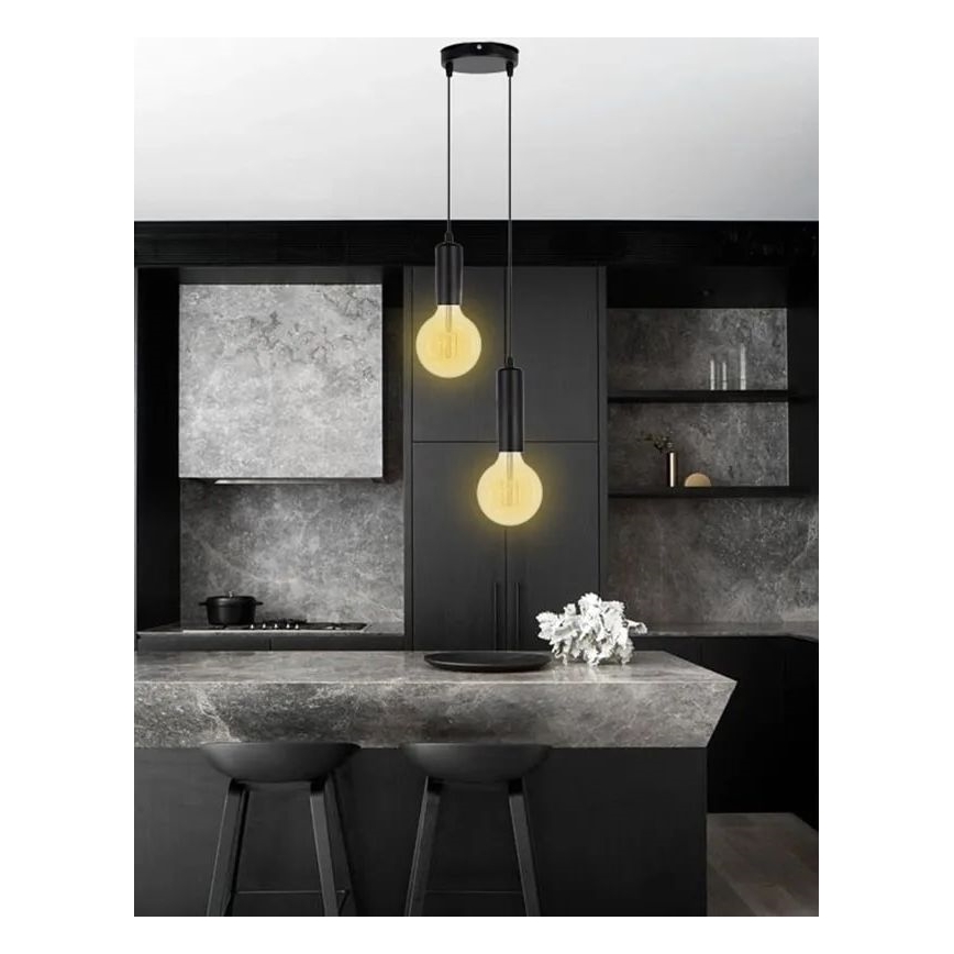 LED glödlampa WHITE FILAMENT G125 E27/13W/230V 3000K