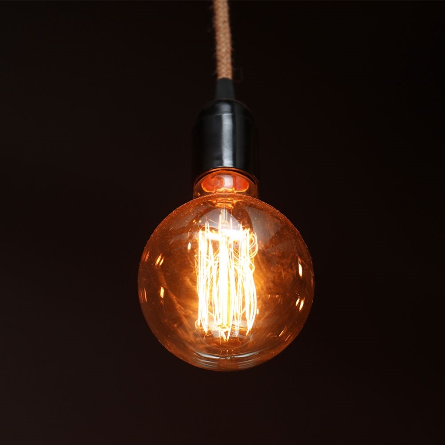LED glödlampa FILAMENT G125 E27/4W/230V 1800K Art Edition