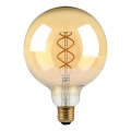 LED glödlampa FILAMENT G125 E27/5W/230V 1800K