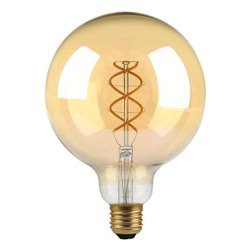 LED glödlampa FILAMENT G125 E27/5W/230V 1800K