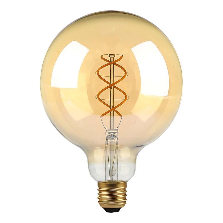 LED glödlampa FILAMENT G125 E27/5W/230V 1800K