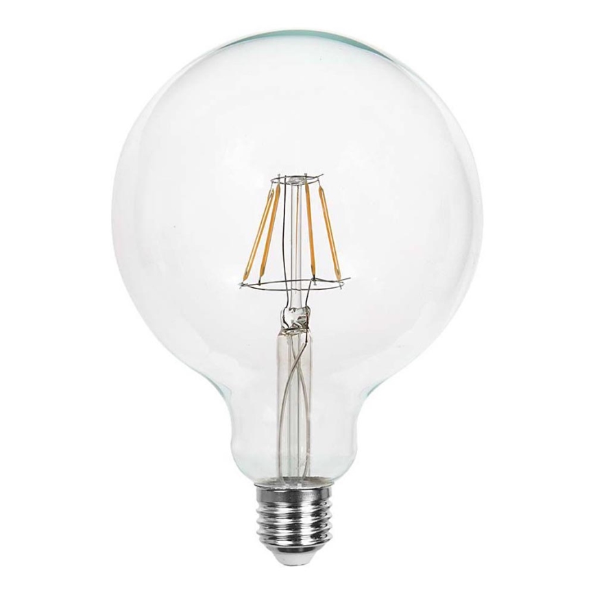 LED glödlampa FILAMENT G125 E27/6W/230V 3000K