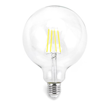 LED glödlampa FILAMENT G125 E27/8W/230V 6500K - Aigostar