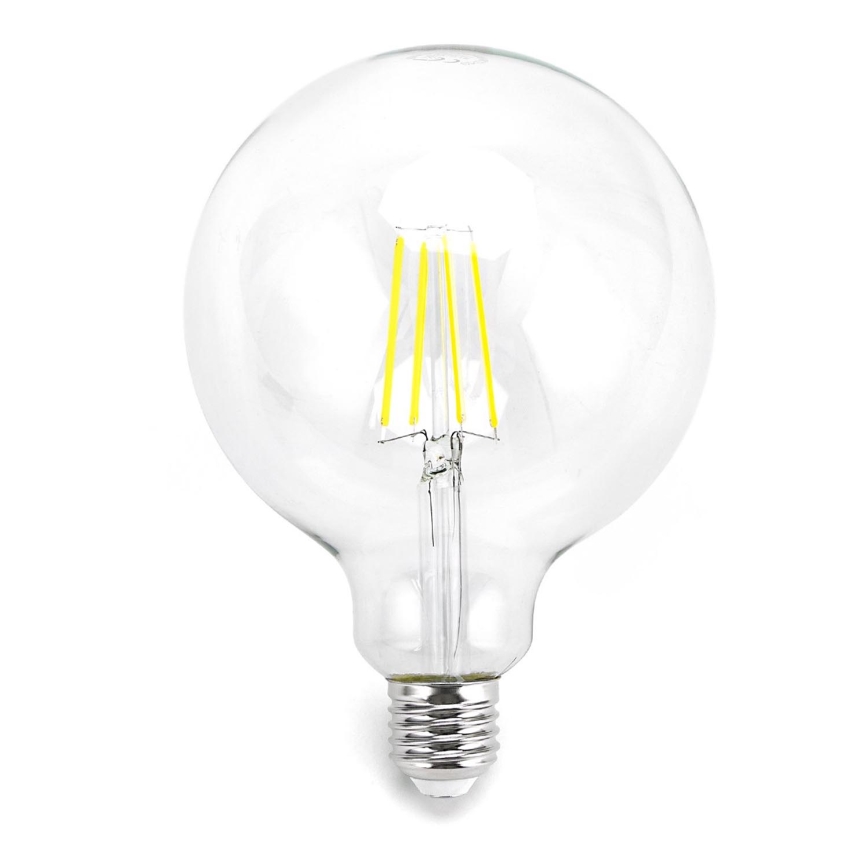 LED glödlampa FILAMENT G125 E27/8W/230V 6500K - Aigostar