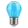 LED glödlampa FILAMENT G45 E27/2W/230V blå