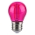 LED glödlampa FILAMENT G45 E27/2W/230V rosa