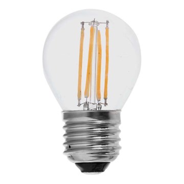 LED glödlampa FILAMENT G45 E27/6W/230V 4000K