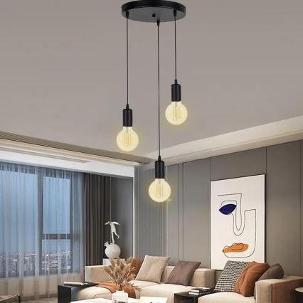 LED glödlampa WHITE FILAMENT G95 E27/13W/230V 3000K