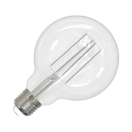 LED glödlampa WHITE FILAMENT G95 E27/13W/230V 3000K