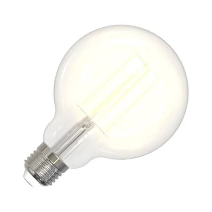 LED glödlampa WHITE FILAMENT G95 E27/13W/230V 3000K
