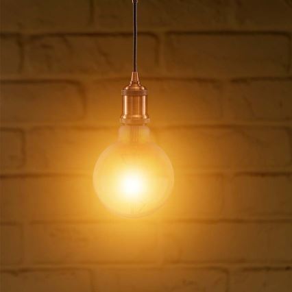 LED glödlampa FILAMENT G95 E27/4W/230V 2200K