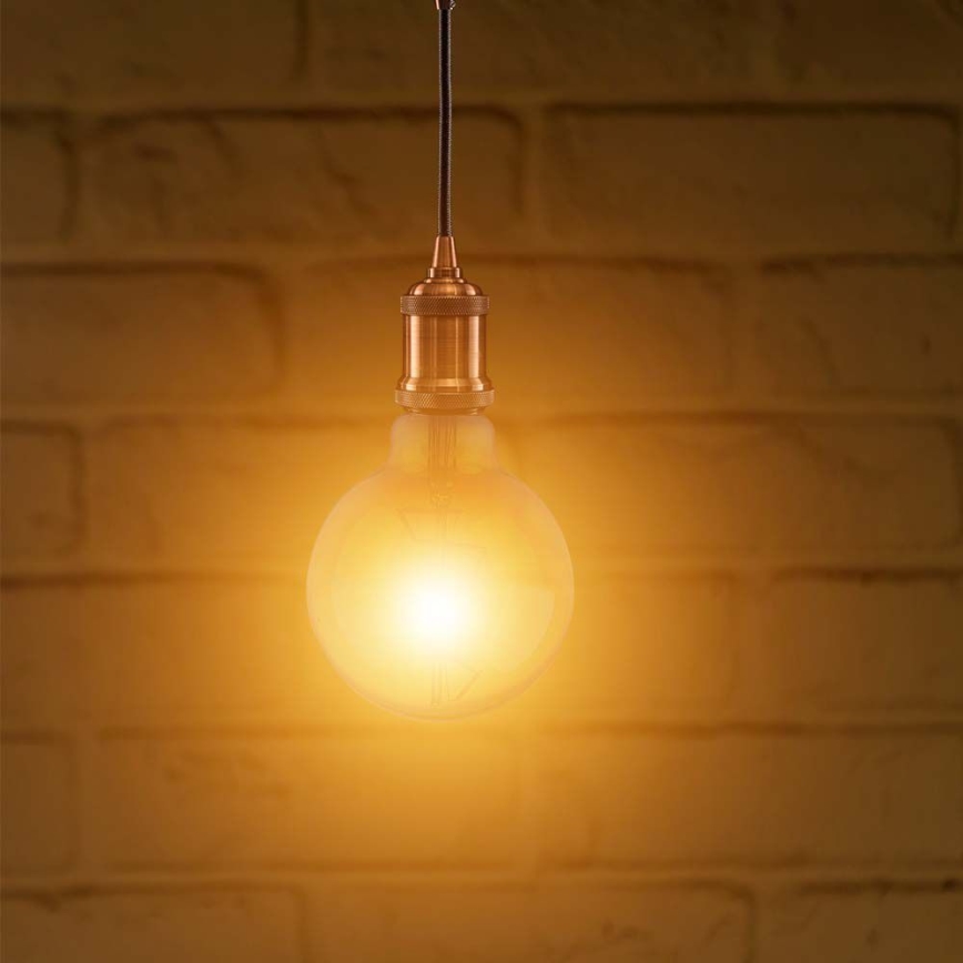 LED glödlampa FILAMENT G95 E27/4W/230V 2200K
