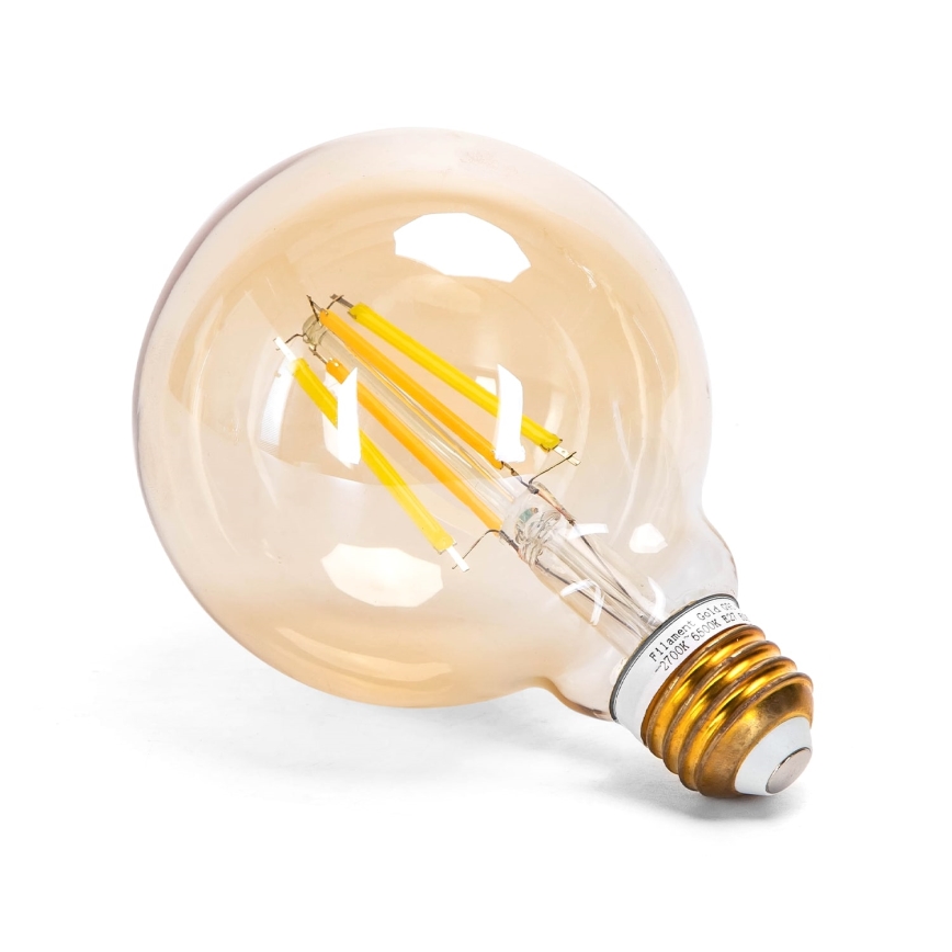 LED Ljusreglerad glödlampa FILAMENT MESH Smart G95 E27/6W/230V 2700-6500K - Aigostar