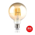 LED glödlampa FILAMENT G95 E27/8W/230V 2200K
