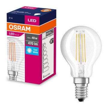 LED glödlampa FILAMENT P40 E14/4W/230V 4000K - Osram