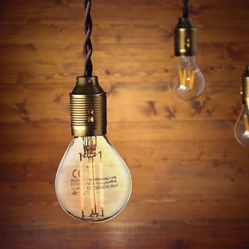 LED glödlampa FILAMENT P45 E14/6W/230V 2700K