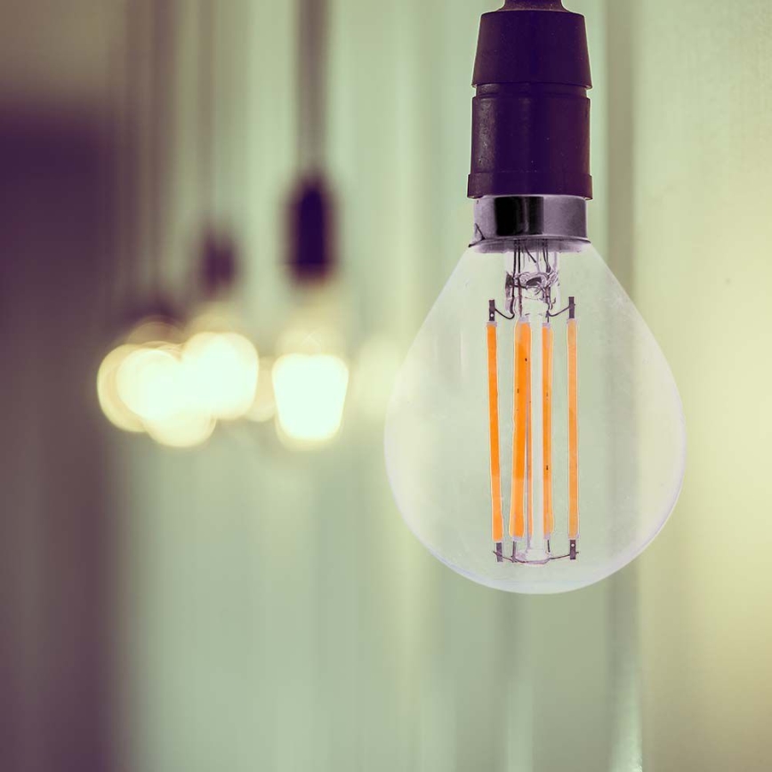 LED glödlampa FILAMENT P45 E14/6W/230V 6500K