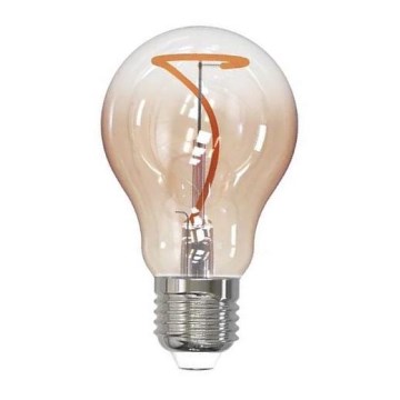 LED glödlampa FILAMENT SHAPE A60 E27/4W/230V 1800K brun