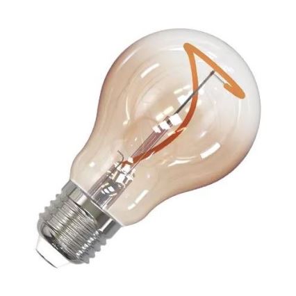LED glödlampa FILAMENT SHAPE A60 E27/4W/230V 1800K brun