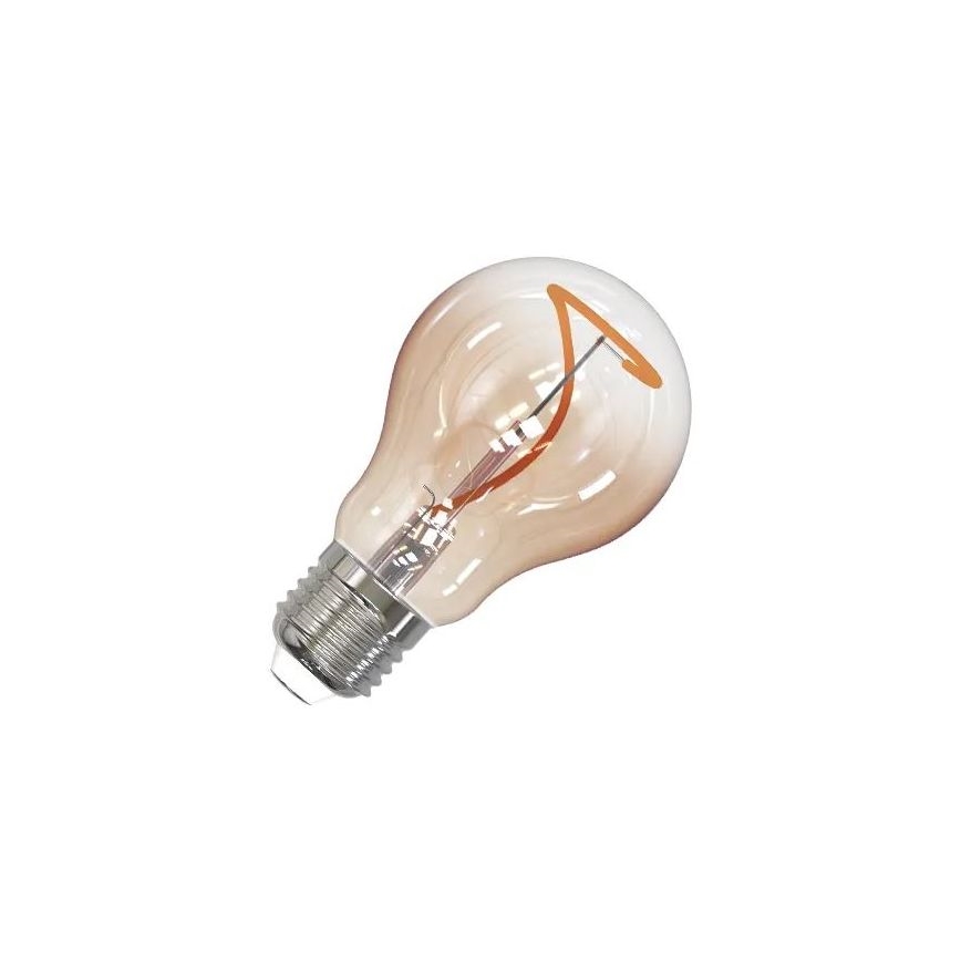 LED glödlampa FILAMENT SHAPE A60 E27/4W/230V 1800K brun