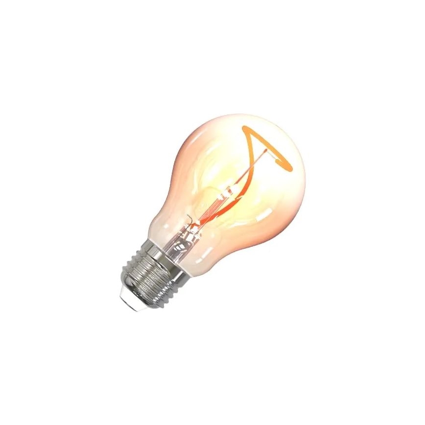 LED glödlampa FILAMENT SHAPE A60 E27/4W/230V 1800K brun