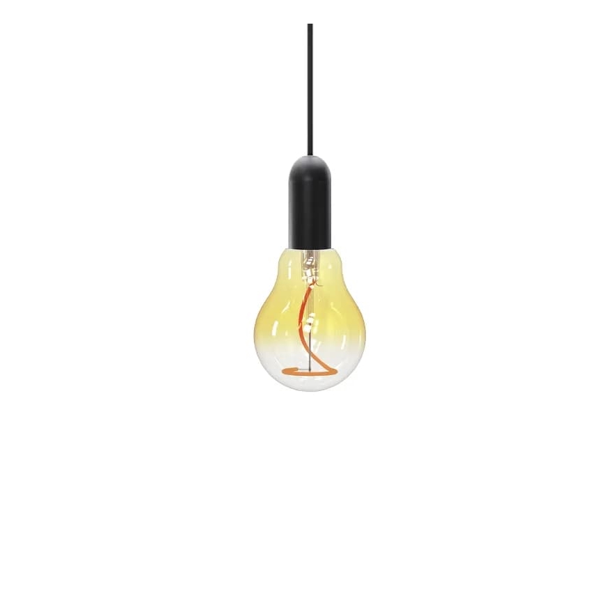 LED glödlampa FILAMENT SHAPE A60 E27/4W/230V 1800K gul