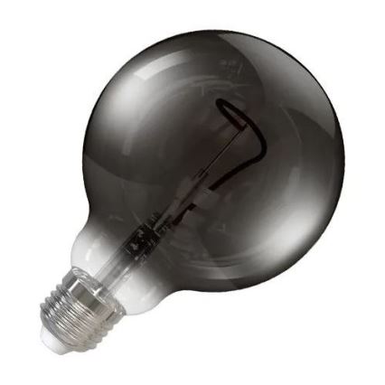 LED glödlampa FILAMENT SHAPE G95 E27/4W/230V 1800K rökig