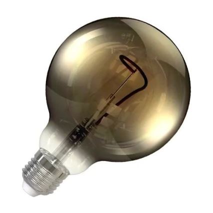 LED glödlampa FILAMENT SHAPE G95 E27/4W/230V 1800K rökig