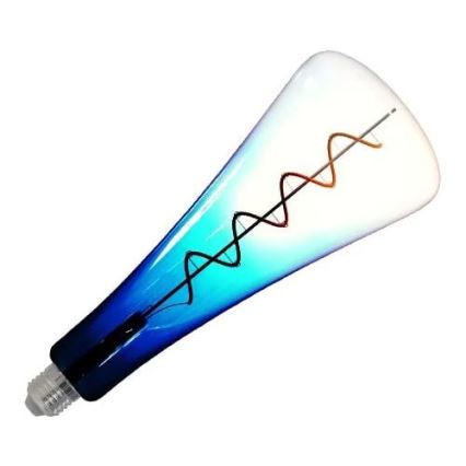 LED glödlampa FILAMENT SHAPE T110 E27/5W/230V 1800K blå