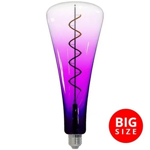 LED glödlampa FILAMENT SHAPE T110 E27/5W/230V 1800K lila