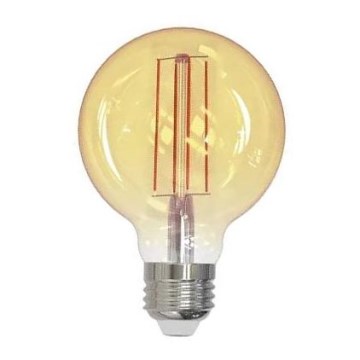 LED glödlampa FILAMENT SLIM VINTAGE G80 E27/4,5W/230V 1800K