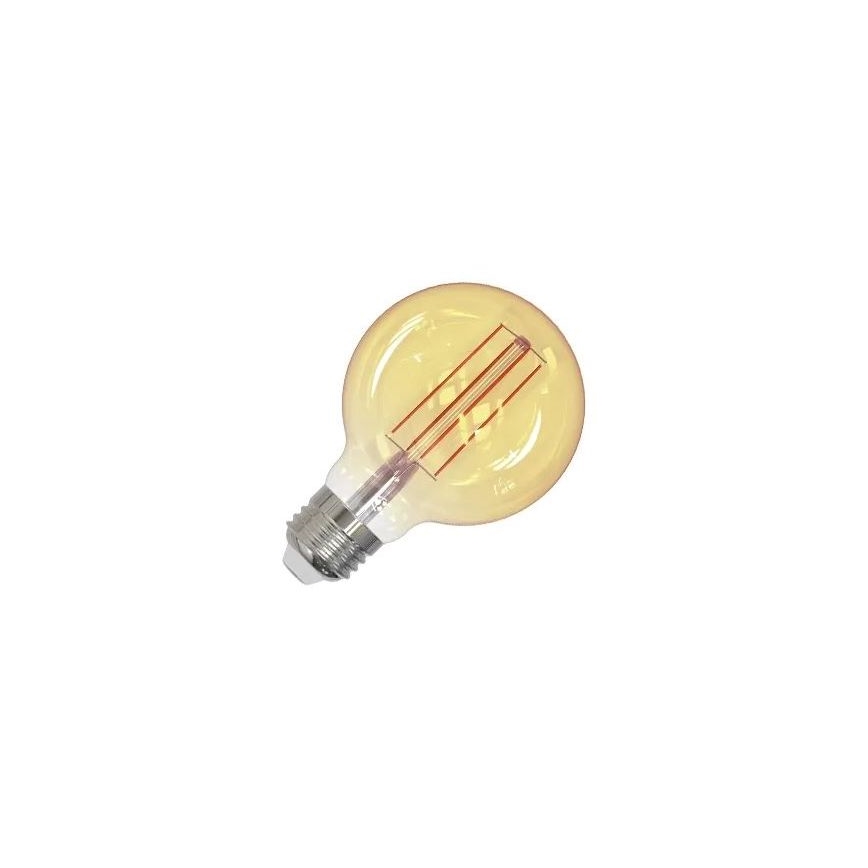 LED glödlampa FILAMENT SLIM VINTAGE G80 E27/4,5W/230V 1800K