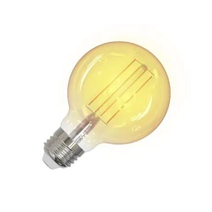 LED glödlampa FILAMENT SLIM VINTAGE G80 E27/4,5W/230V 1800K