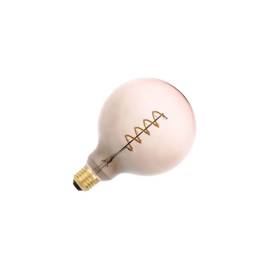 LED glödlampa FILAMENT SPIRAL G125 E27/4W/230V 2000K grå/rosa