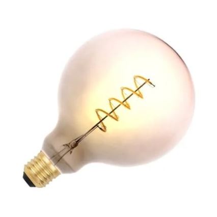LED glödlampa FILAMENT SPIRAL G125 E27/4W/230V 2000K grå/rosa