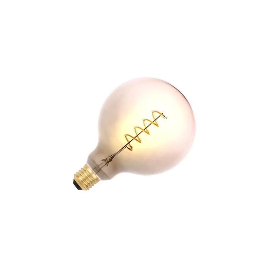 LED glödlampa FILAMENT SPIRAL G125 E27/4W/230V 2000K grå/rosa