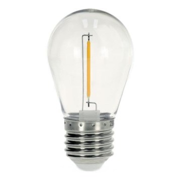 LED glödlampa FILAMENT ST45 E27/1W/230V 2700K