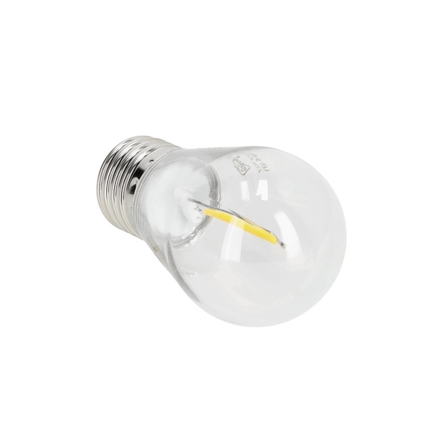 LED glödlampa FILAMENT ST45 E27/1W/230V 2700K