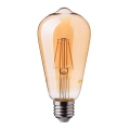 LED glödlampa FILAMENT ST64 E27/6W/230V 2200K