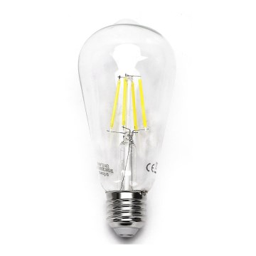LED glödlampa FILAMENT ST64 E27/6W/230V 6500K - Aigostar